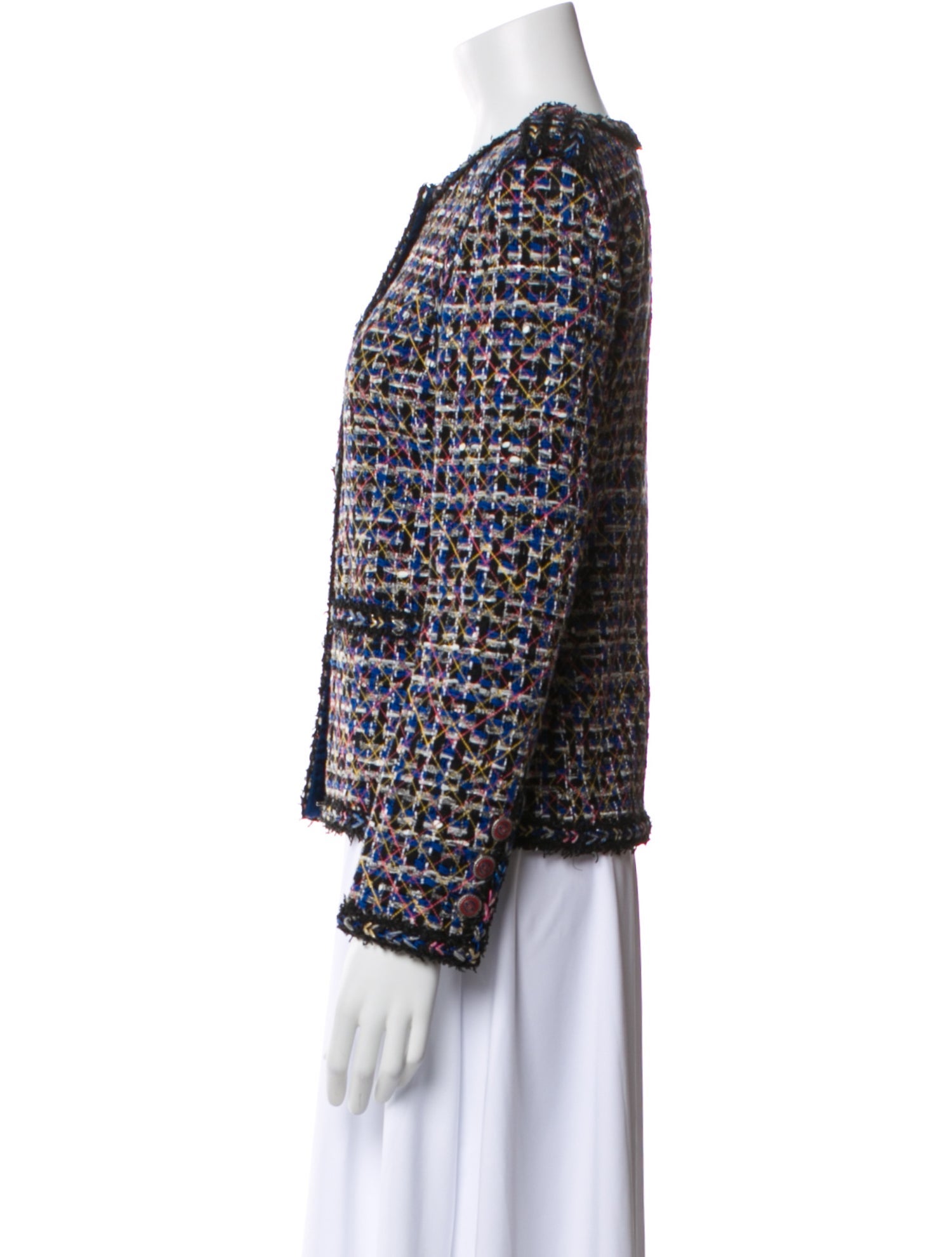 Chanel 2016 Tweed Pattern Evening Jacket