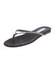 Chanel 2025 Interlocking CC Logo Flip Flops