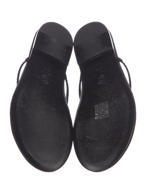 Chanel 2025 Interlocking CC Logo Flip Flops