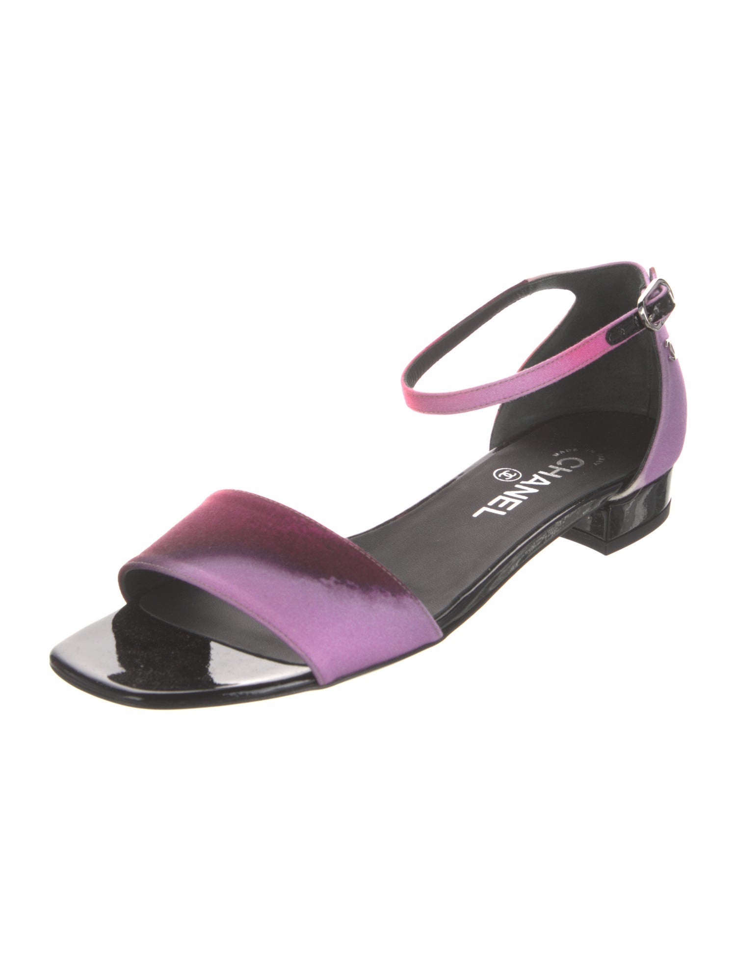 Chanel 2015 Interlocking CC Logo Sandals