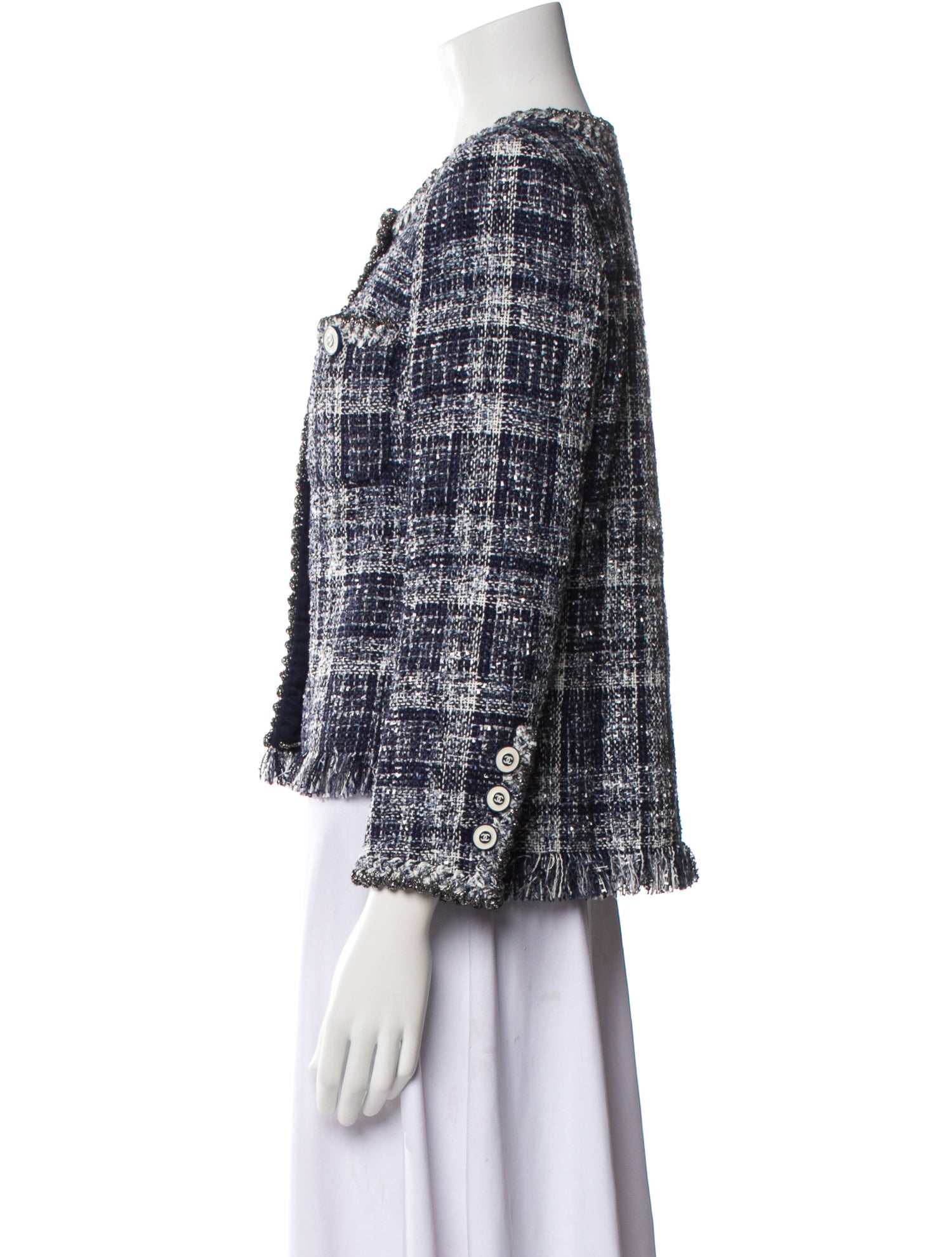 Chanel 2018 Tweed Evening Jacket w/ Tags