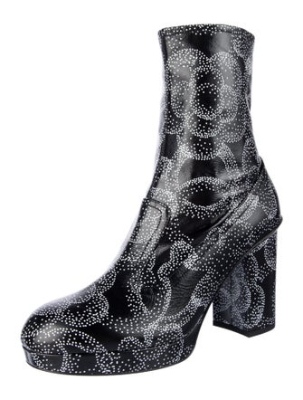 Chanel 2023 Interlocking CC Logo Boots