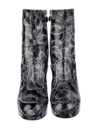 Chanel 2023 Interlocking CC Logo Boots