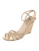 Chanel Interlocking CC Logo Patent Leather Sandals