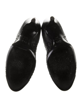 Chanel Interlocking CC Logo Leather Sock Boots