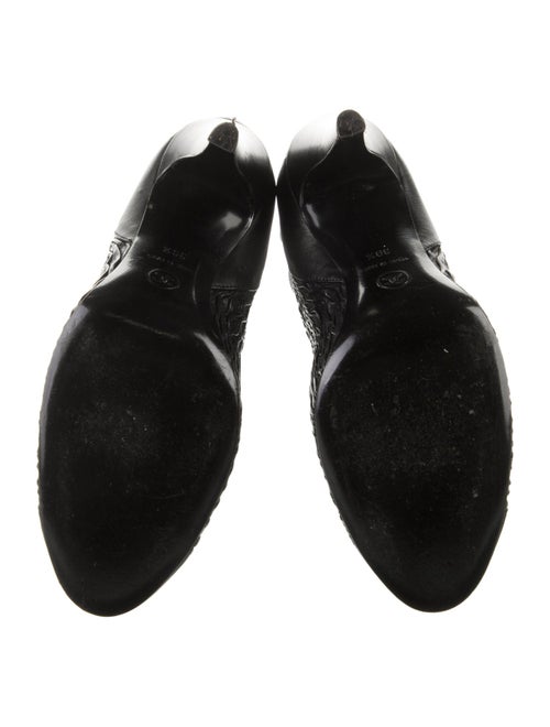 Chanel Interlocking CC Logo Leather Sock Boots