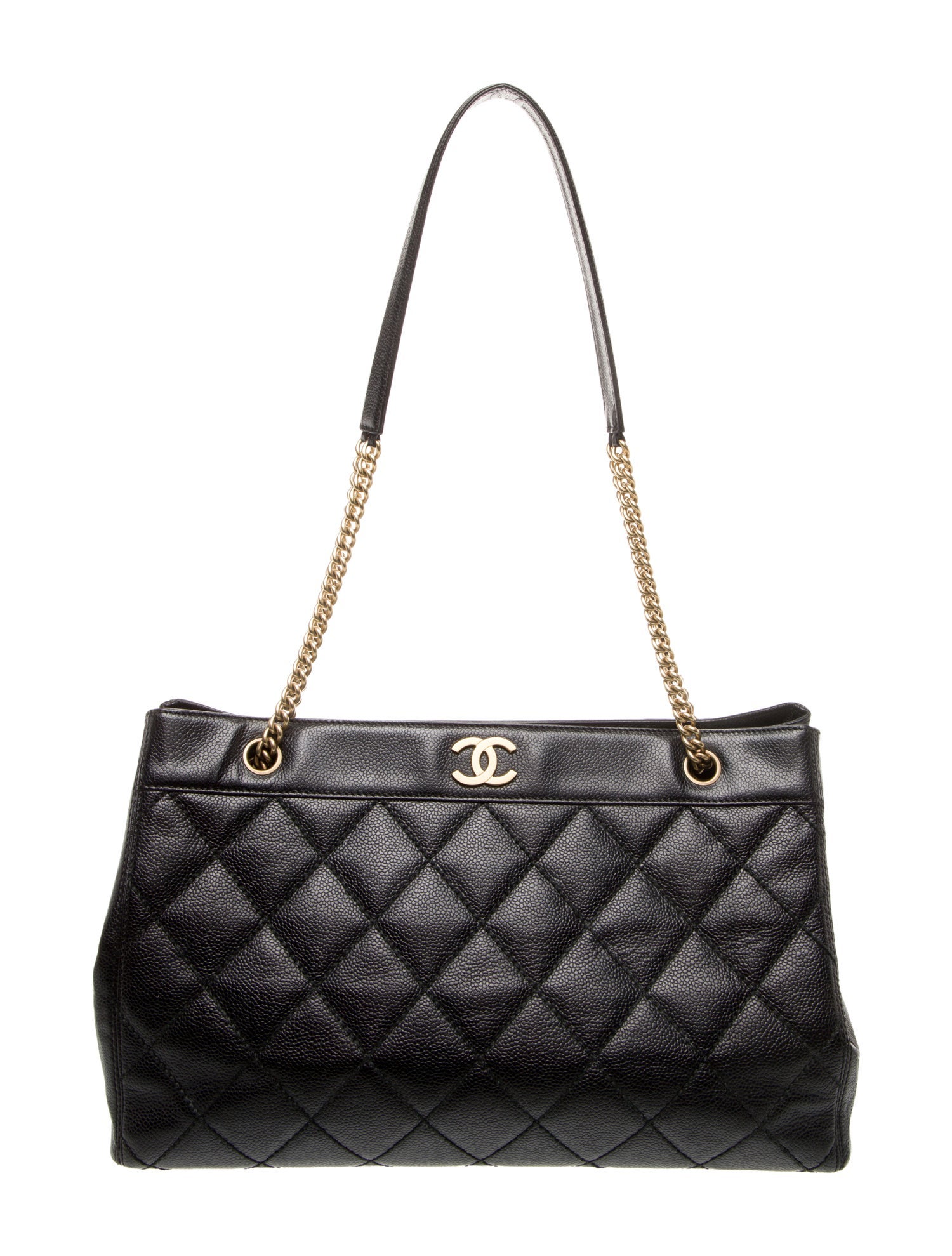 Chanel Quilted Shopping Tote