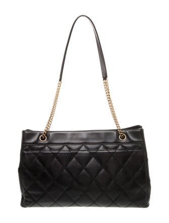 Chanel Quilted Shopping Tote