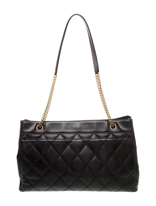 Chanel Quilted Shopping Tote