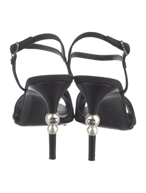 Chanel 2020 Interlocking CC Logo Slingback Sandals