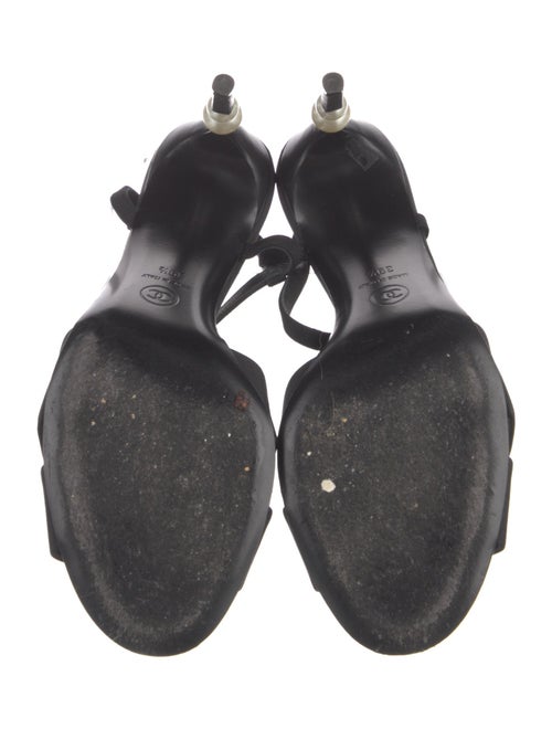 Chanel 2020 Interlocking CC Logo Slingback Sandals