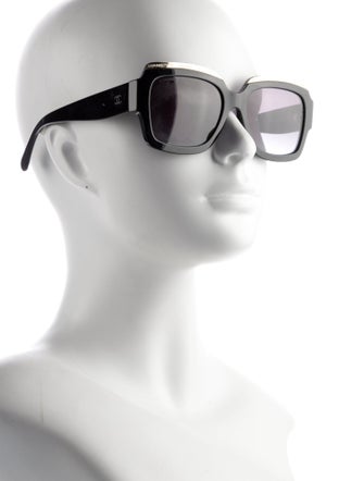 Chanel Interlocking CC Logo Square Sunglasses