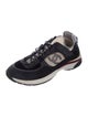 Chanel Interlocking CC Logo Leather Athletic Sneakers