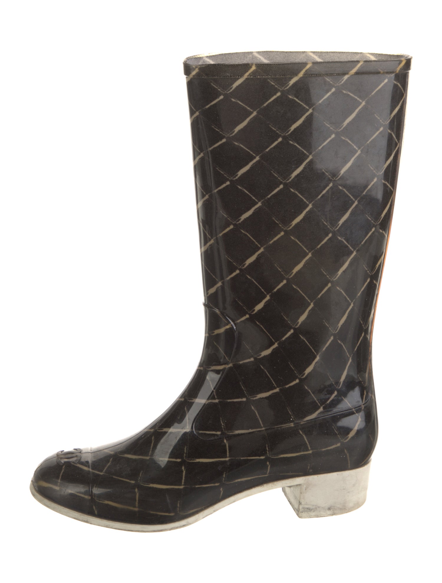 Chanel Vintage 2008 Rain Boots