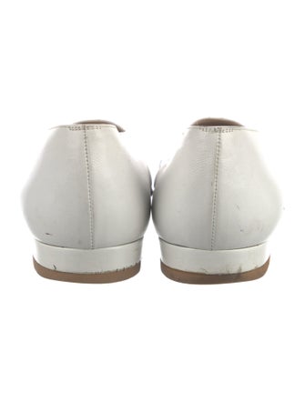 Chanel Interlocking CC Logo Leather Ballet Flats