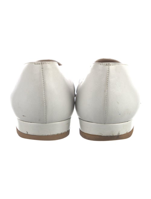 Chanel Interlocking CC Logo Leather Ballet Flats