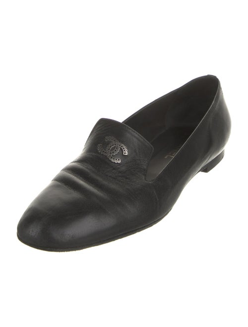 Chanel 2015 Interlocking CC Logo Loafers