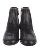 Chanel Interlocking CC Logo Leather Chelsea Boots
