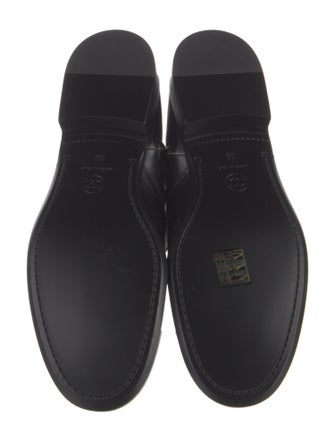 Chanel Interlocking CC Logo Leather Chelsea Boots