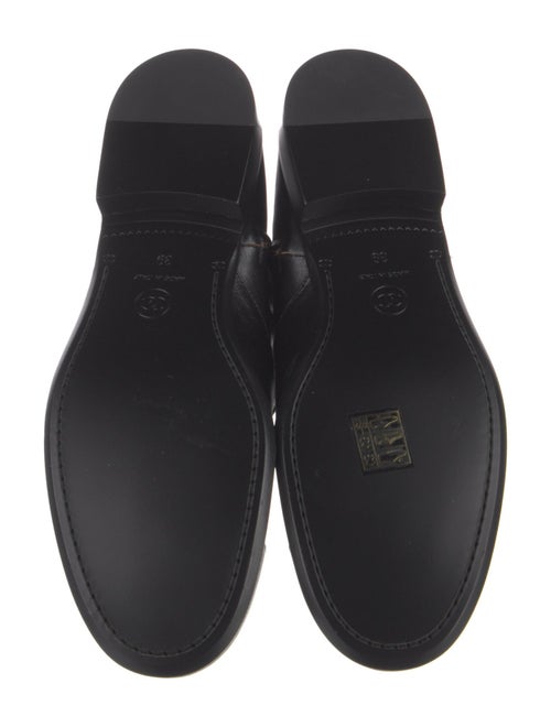 Chanel Interlocking CC Logo Leather Chelsea Boots