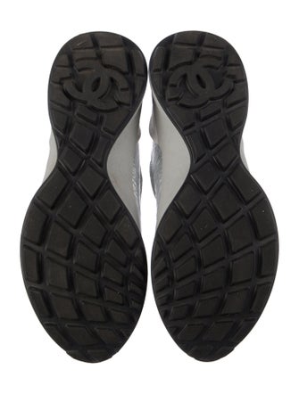 Chanel Interlocking CC Logo Calfskin Sneakers