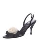 Chanel 2009 Interlocking CC Logo Slingback Sandals