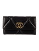 Chanel 19 Interlocking CC Logo Compact Wallet