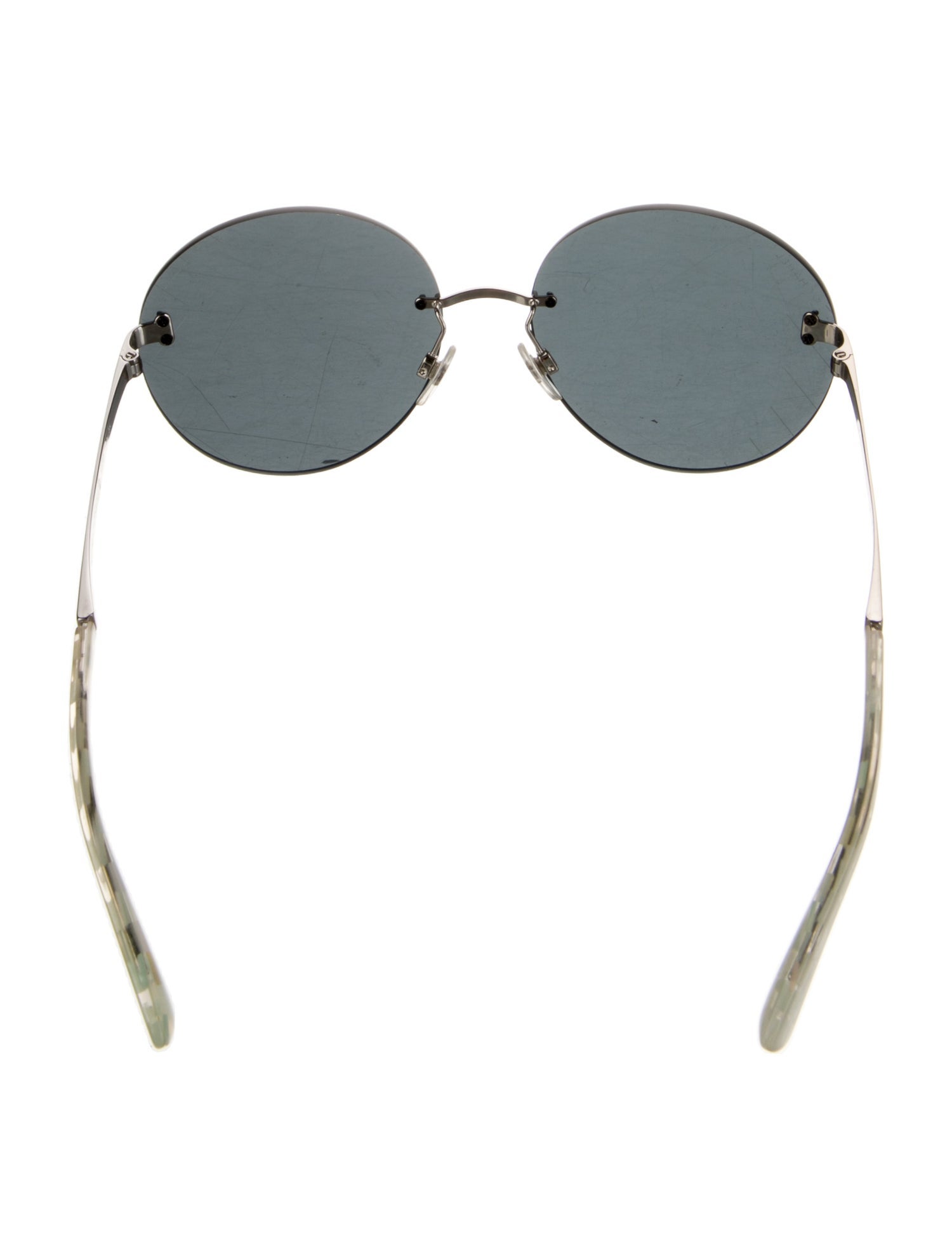 Chanel Interlocking CC Logo Round Sunglasses