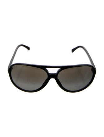 Chanel Interlocking CC Logo Oversize Sunglasses