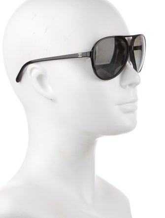 Chanel Interlocking CC Logo Oversize Sunglasses