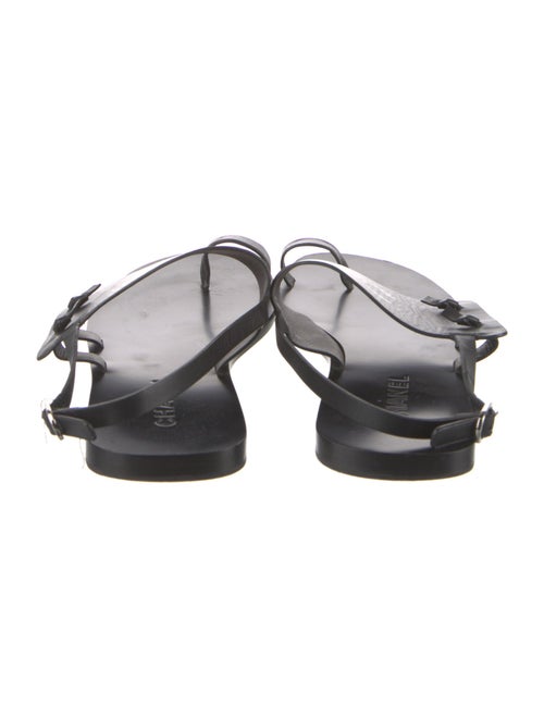 Chanel 2021 Interlocking CC Logo Slingback Sandals