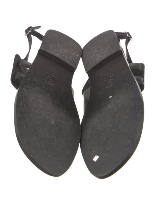 Chanel 2021 Interlocking CC Logo Slingback Sandals