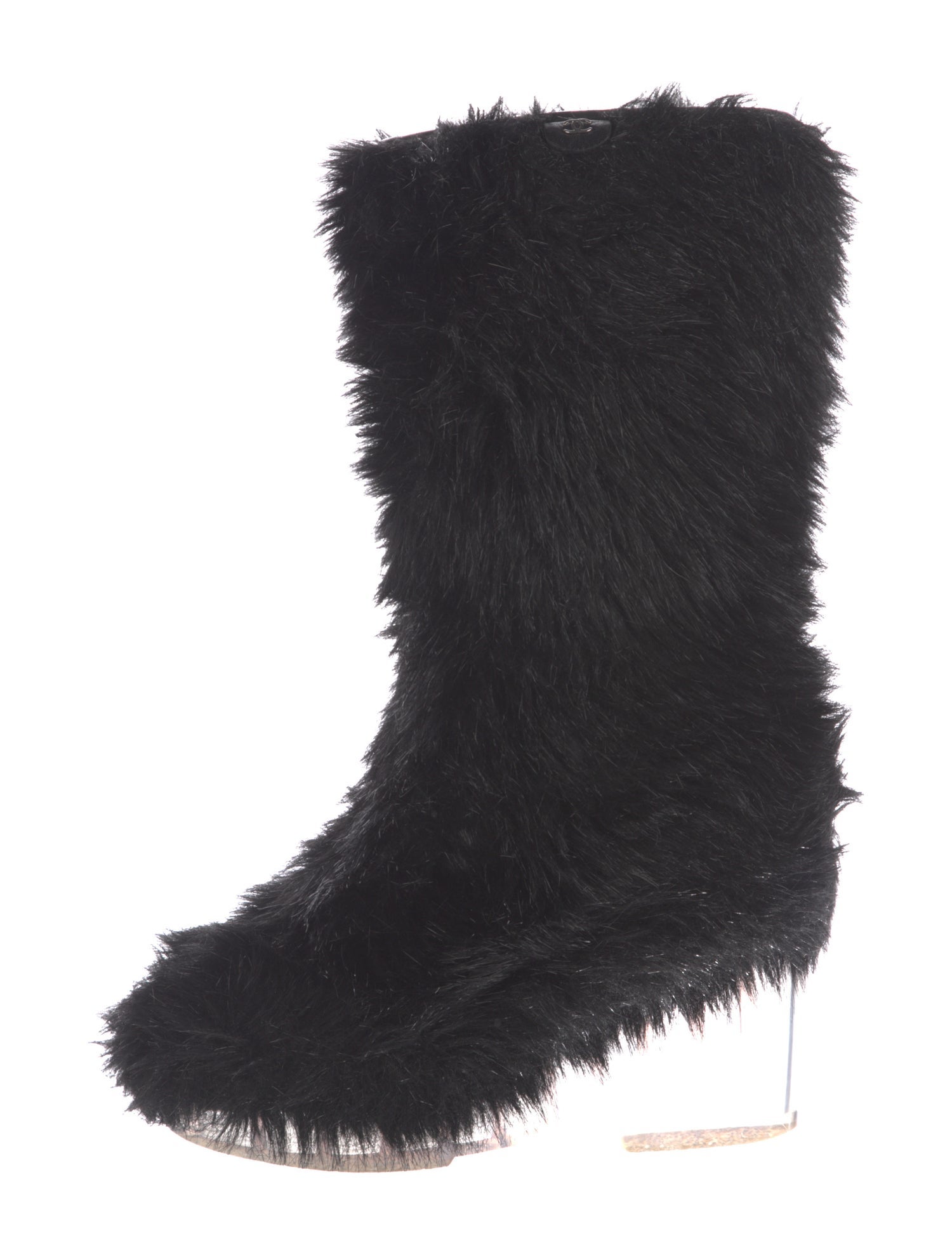 Chanel Vintage 2010 Lace-Up Boots