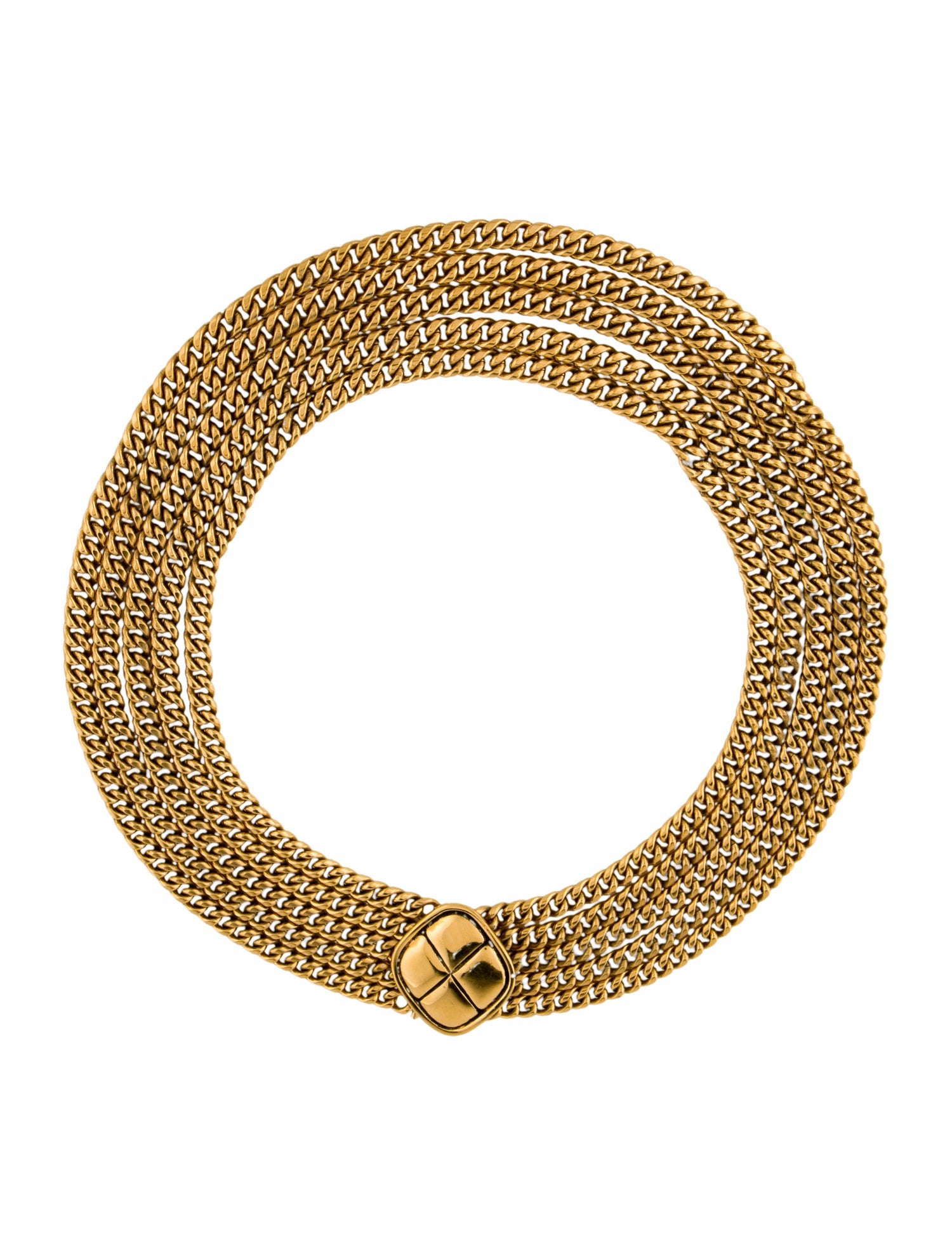 Chanel Vintage Multistrand Collar Necklace