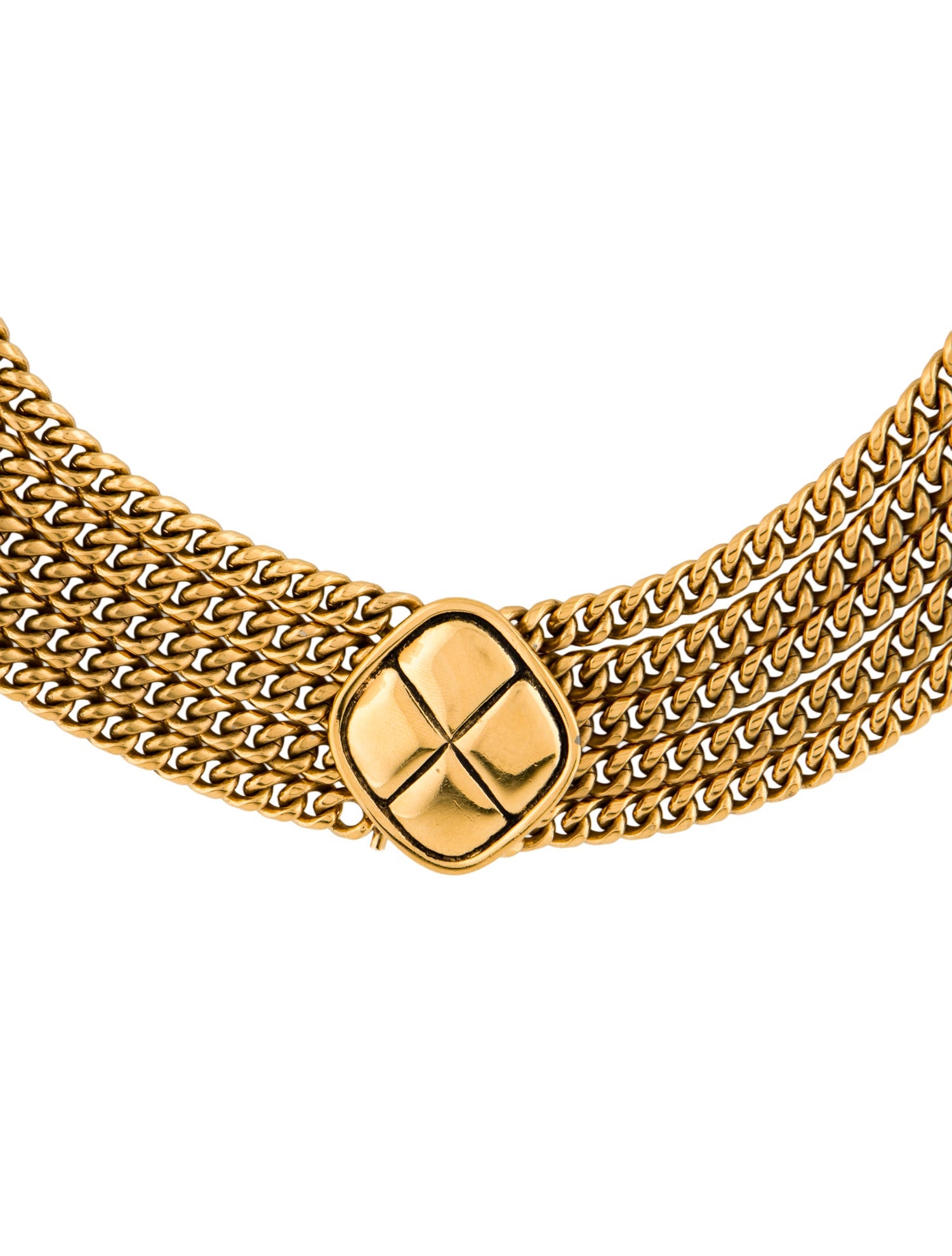 Chanel Vintage Multistrand Collar Necklace