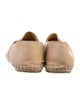 Chanel Interlocking CC Logo Leather Espadrilles