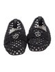 Chanel Interlocking CC Logo Raffia Ballet Flats