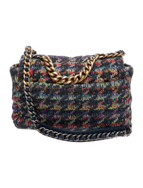 Chanel Tweed Medium 19 Flap Bag
