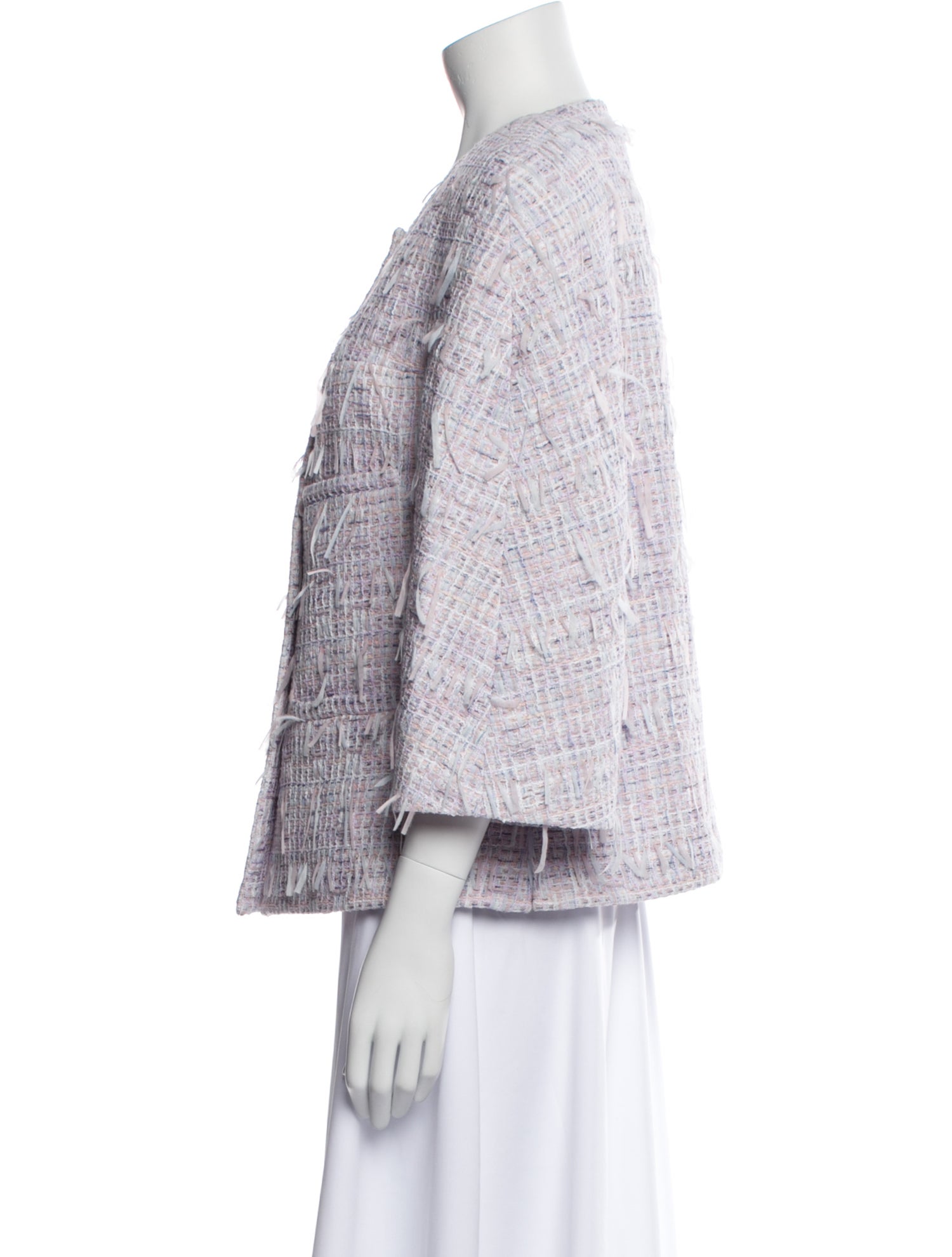 Chanel 2018 Tweed Pattern Evening Jacket