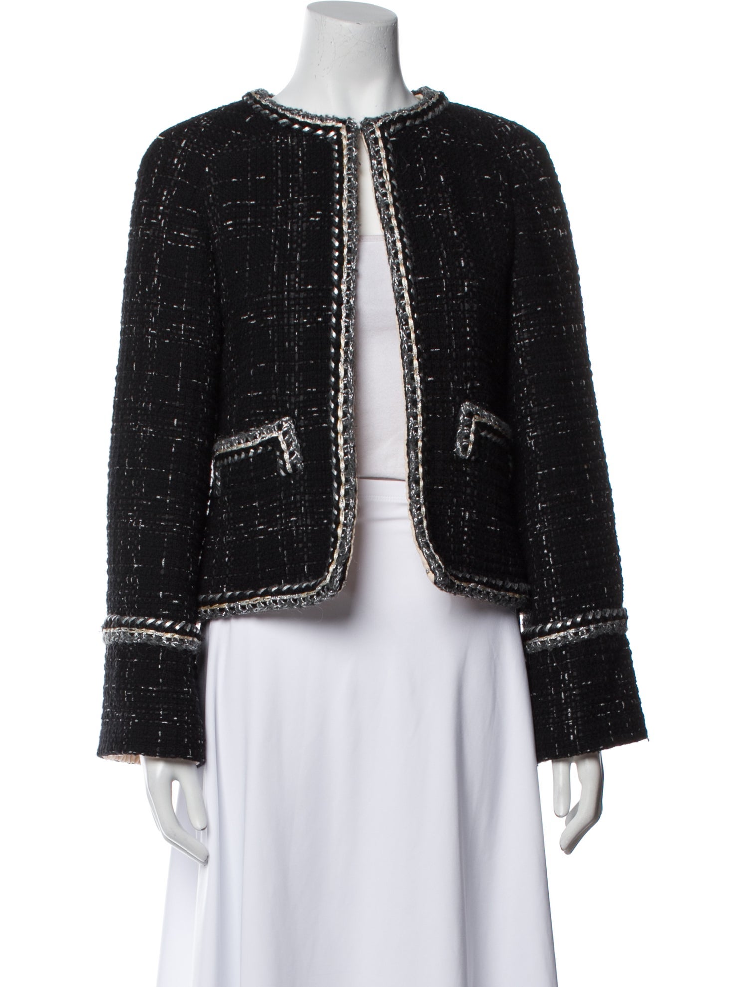 Chanel 2015 Tweed Pattern Evening Jacket