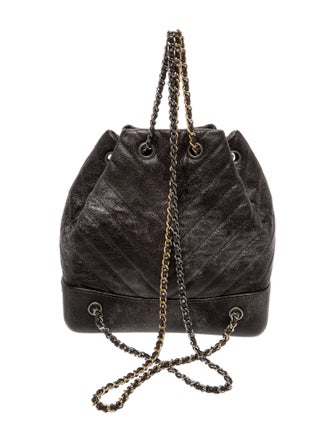 Chanel Small Chevron Gabrielle Backpack