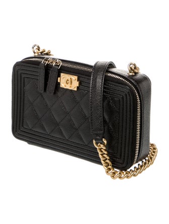 Chanel Small Boy Clutch w/ Chain