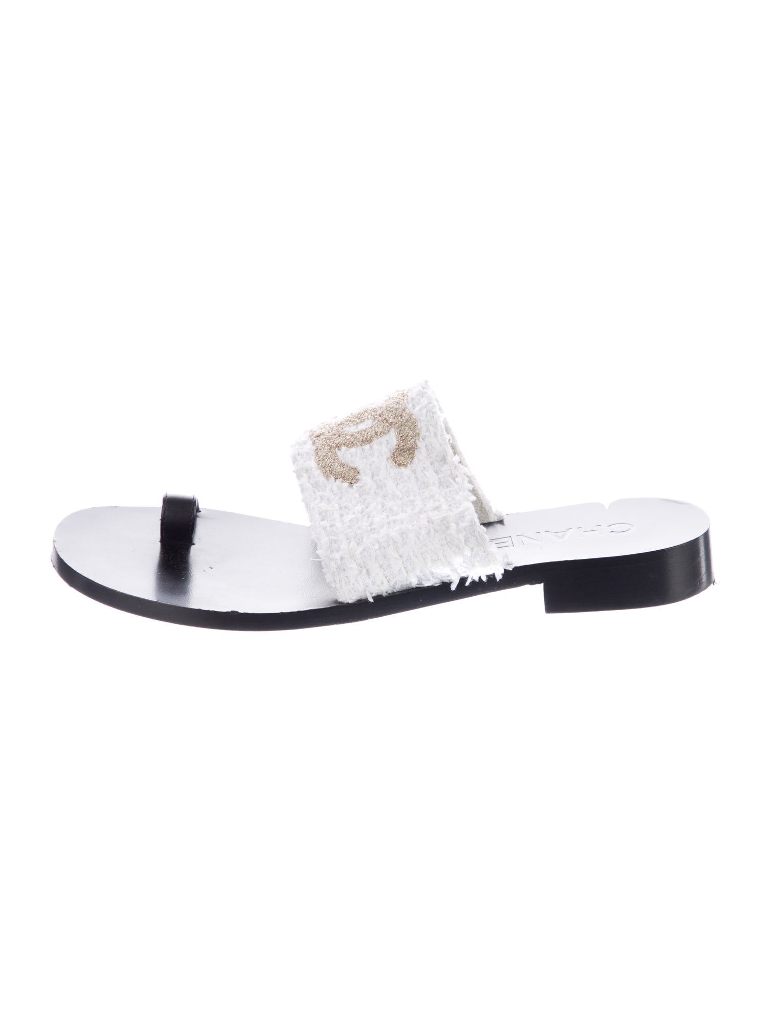 Chanel 2023 Interlocking CC Logo Slides
