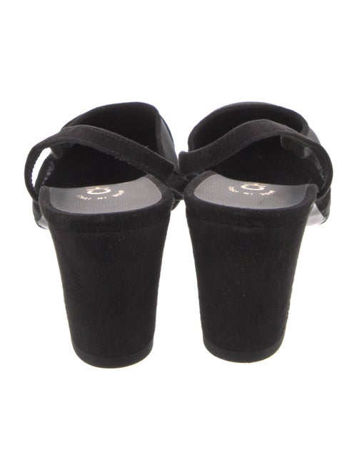 Chanel Interlocking CC Logo Mesh Slingback Pumps