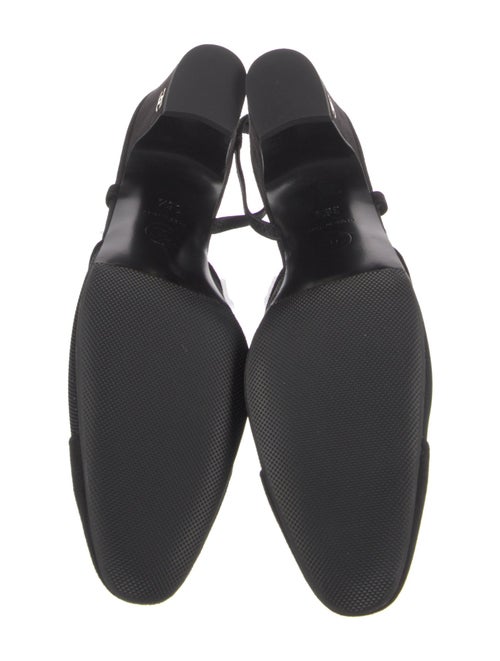 Chanel Interlocking CC Logo Mesh Slingback Pumps