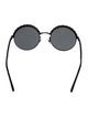Chanel Interlocking CC Logo Round Sunglasses
