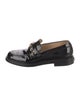 Chanel Interlocking CC Logo Patent Leather Loafers