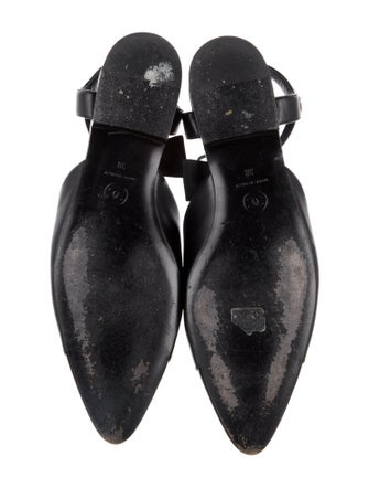 Chanel 2020 Interlocking CC Logo Slingback Flats