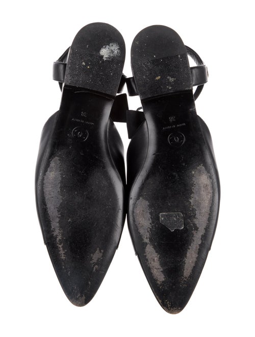 Chanel 2020 Interlocking CC Logo Slingback Flats