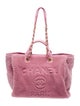 Chanel Medium Shearling Deauville Shopping Tote